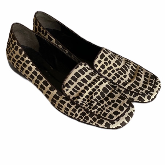 kate spade Shoes - Kate Spade Animal Print Loafers Size 8